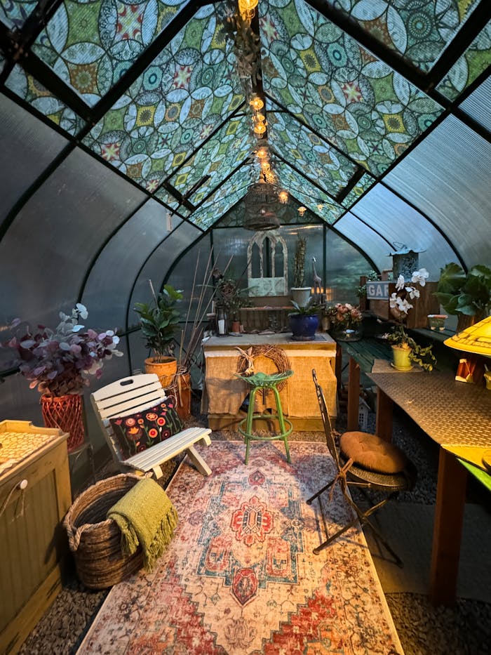 Greenhouse-Turned-Office