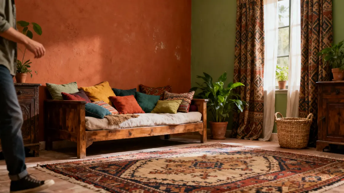 decoration chaleureuse vintage couleurs