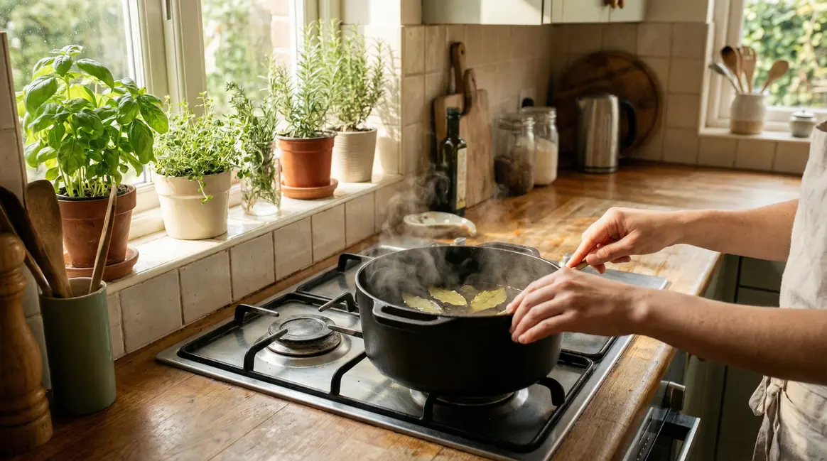 casserole bouillie feuilles de laurier cuisine lumineuse