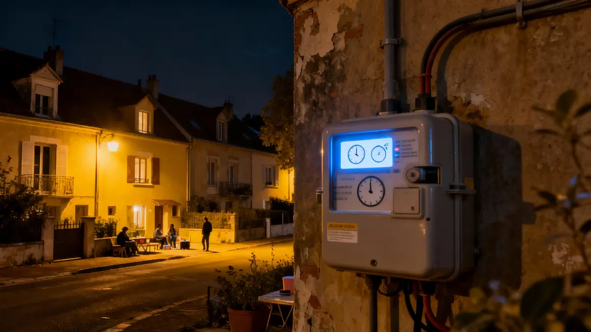 Compteur électrique heures creuses France