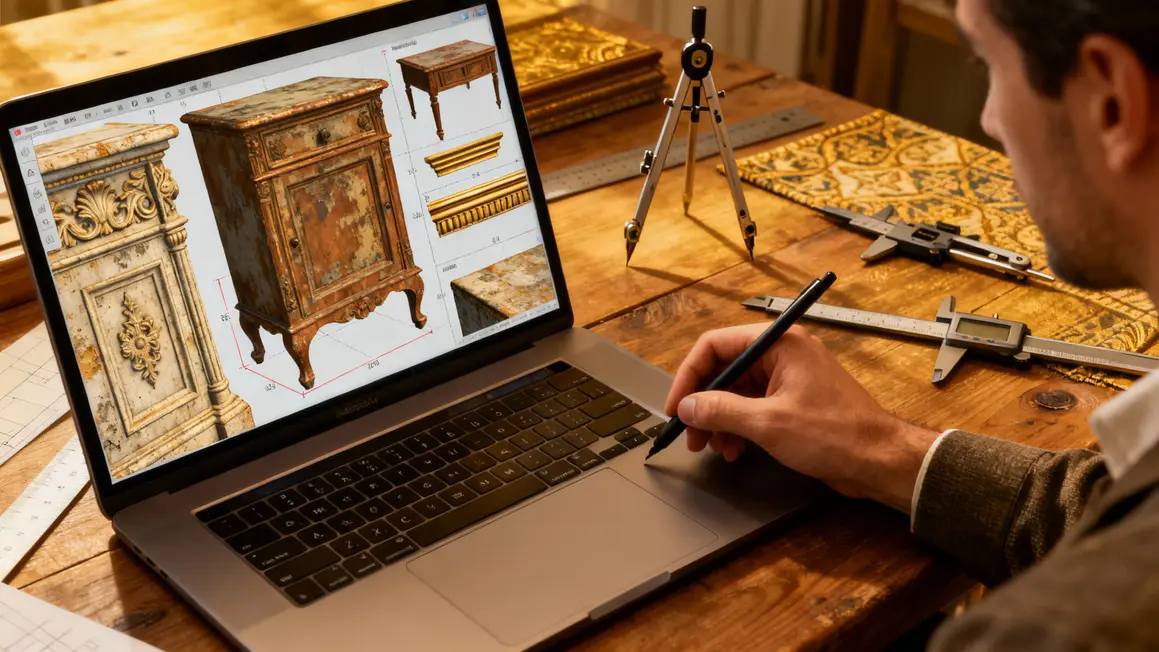 Logiciels déco payants, projet professionnel mobilier ancien