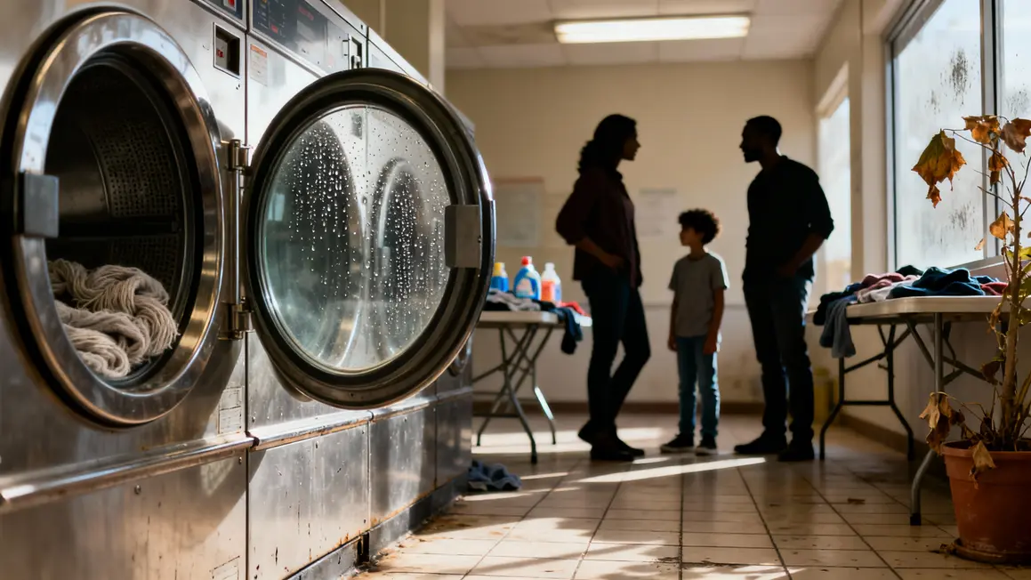 Famille autour machine à laver qui sent mauvais mythe réalité