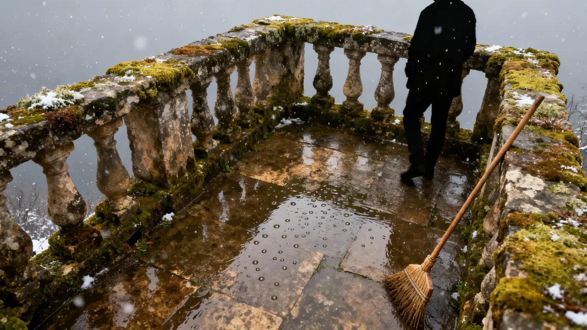 Terrasse pierre mousse humidite Green Boots Action