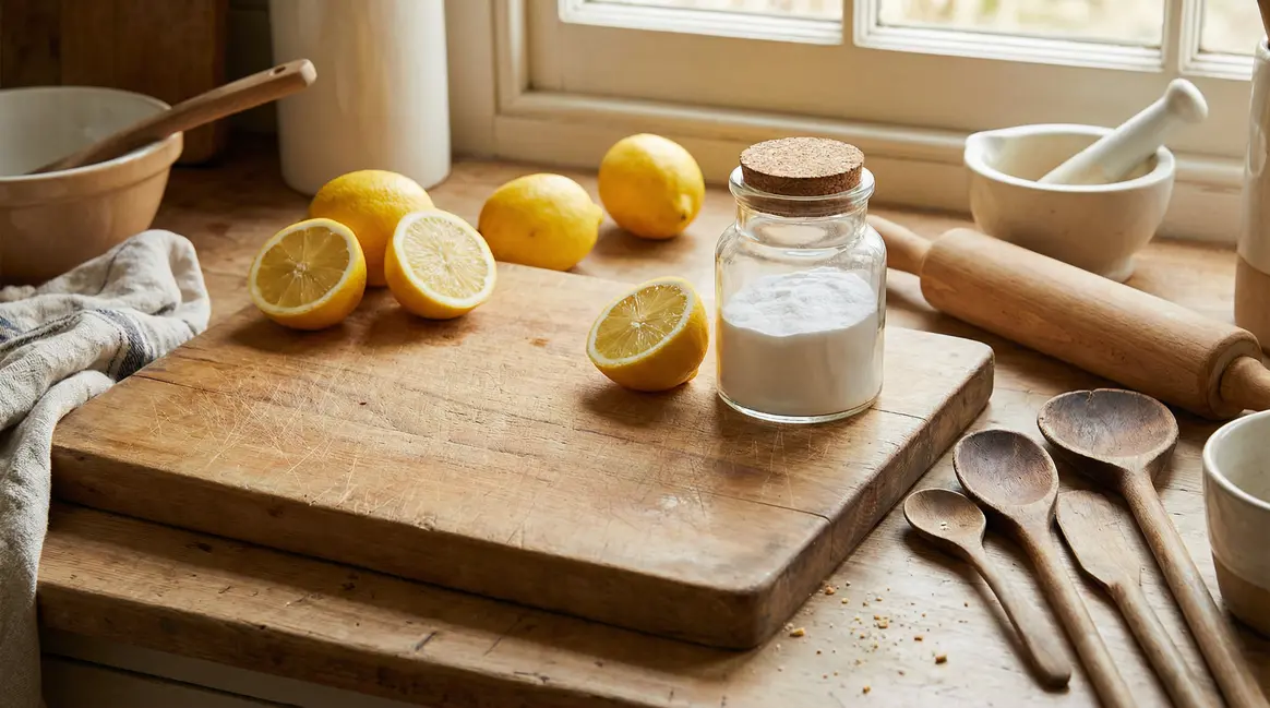 planche a decouper desodorisee bicarbonate citron