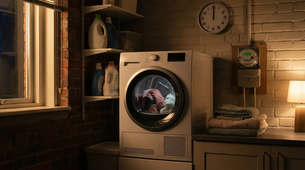 Sèche linge la nuit économies électricité