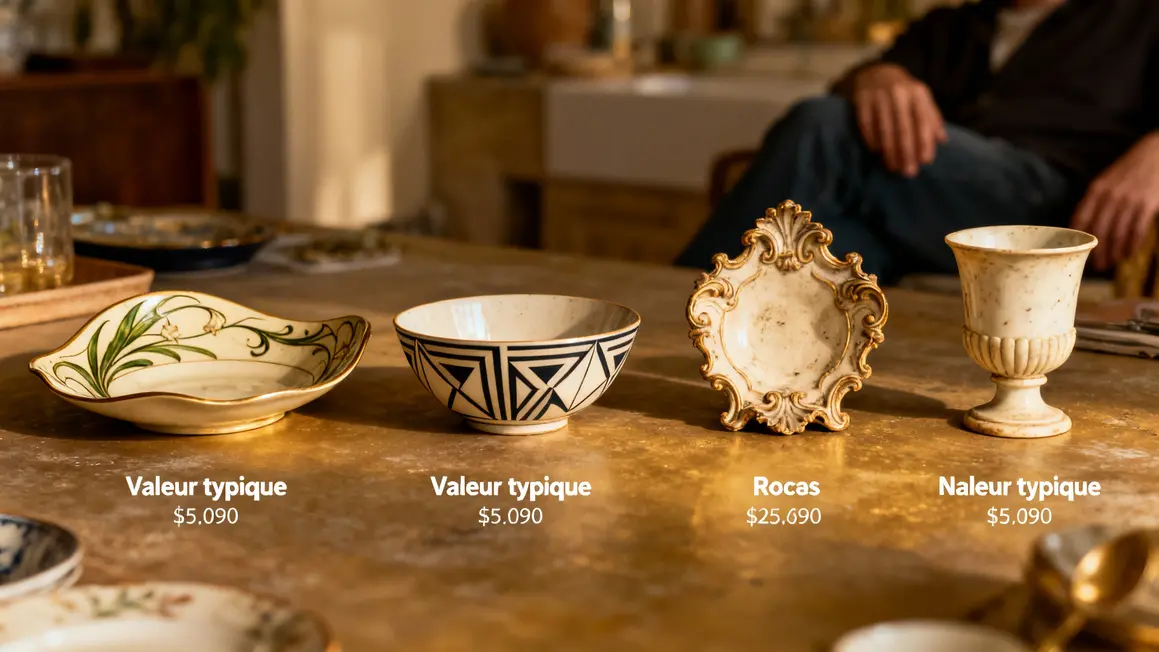 4 styles emblématiques art de la table avec prix typiques