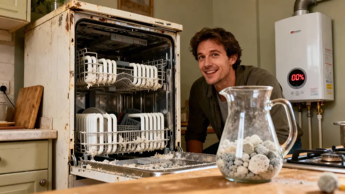 schema calcaire lave vaisselle ancien energie