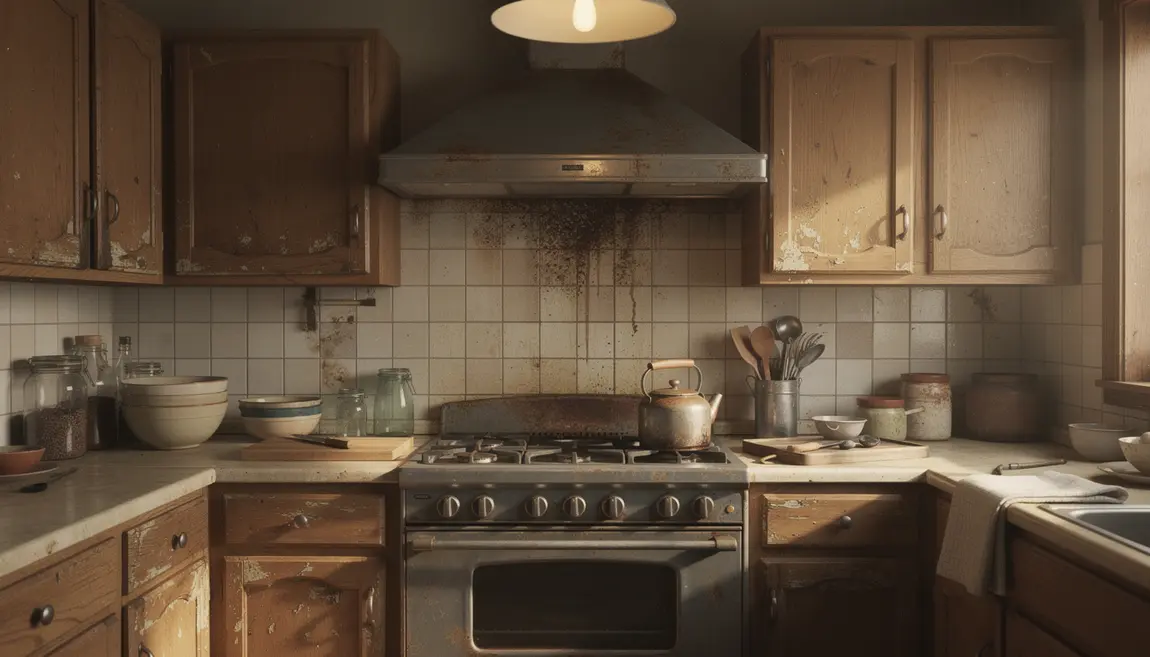 hotte graisse cuisine vintage nettoyage bicarbonate