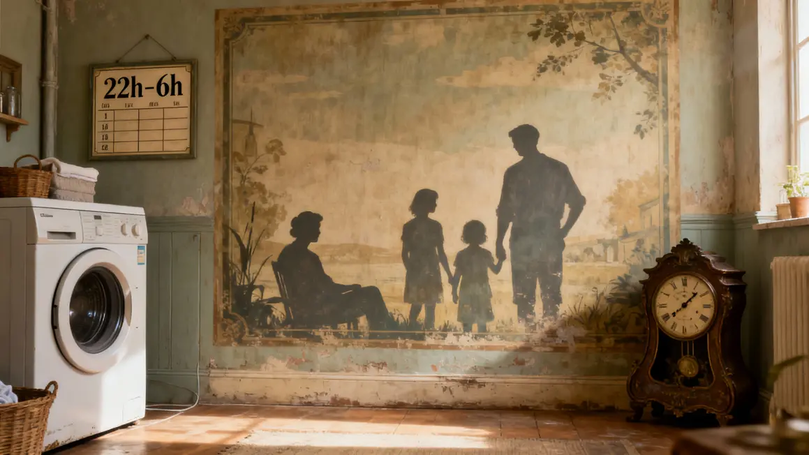 Heures creuses sèche linge intérieur français